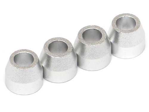 Boom Racing Boom Racing BRX01 3x6x5mm Aluminum Tapered Spacer (4)