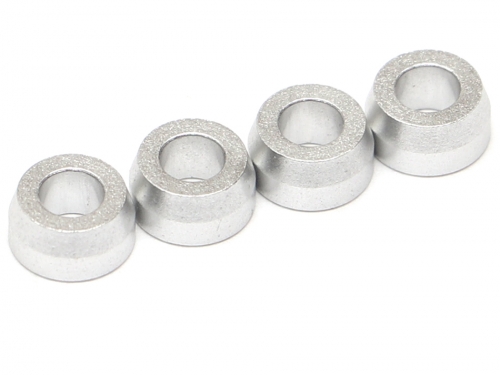 Boom Racing Boom Racing BRX01 3x6x3mm Aluminum Tapered Spacer (4)