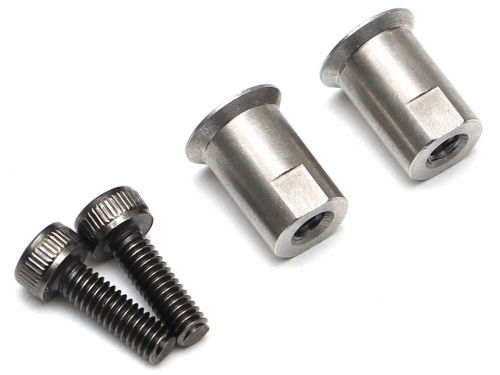 Boom Racing Boom Racing BRX01 Stainless Steel Cross Bar (2)