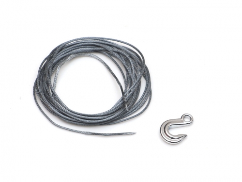 Boom Racing Miscellaneous All Nylon Winch Line 2.5m & Metal Hook for Muscle Winch™