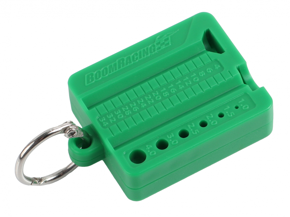 Boom Racing Miscellaneous All Screw Measuring Tool Guide (both Metric & Inch)