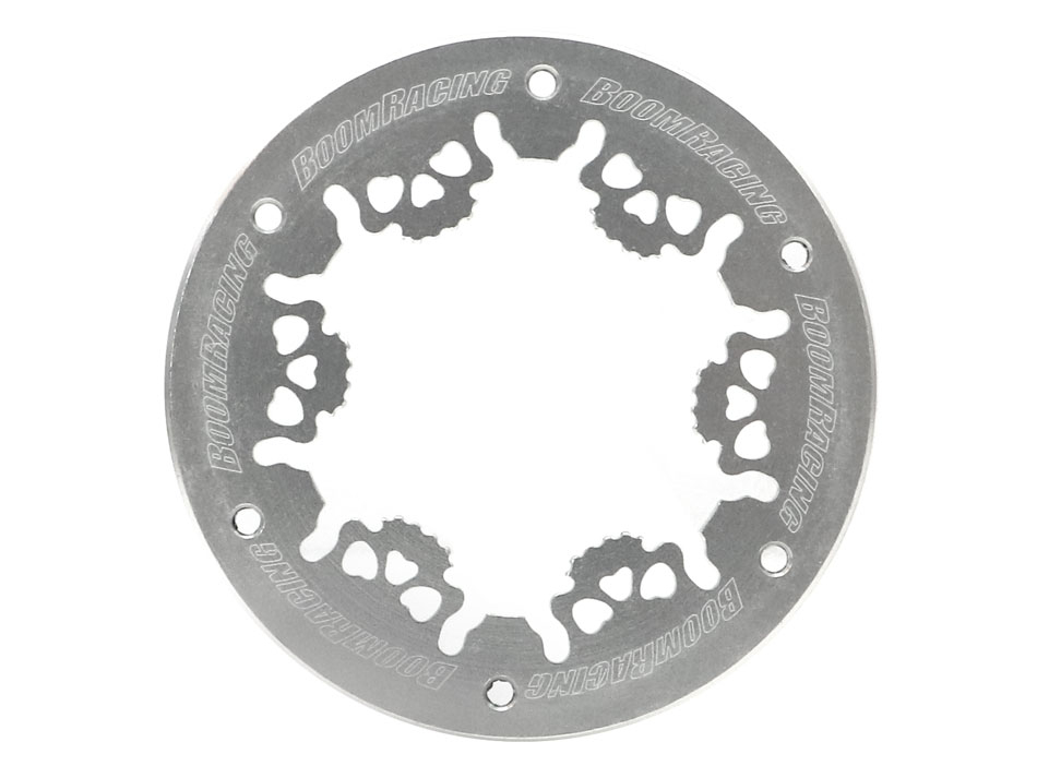 Boom Racing Miscellaneous All KRAIT™ SKULL Aluminum 1.9 Beadlock Ring (4) Silver