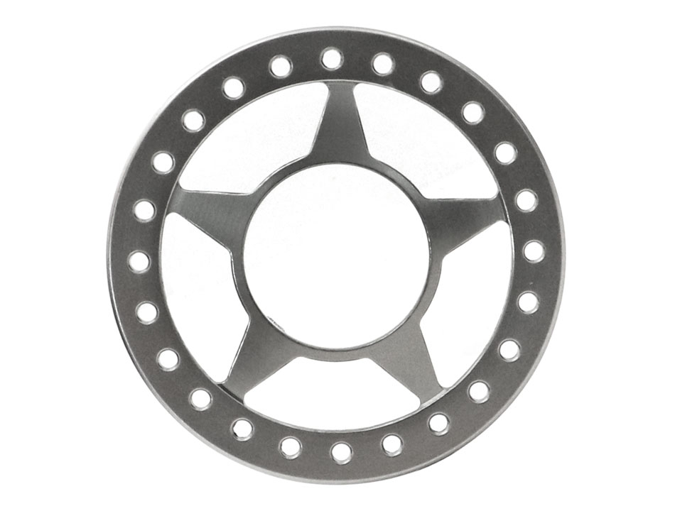 Boom Racing Miscellaneous All KRAIT™ STAR Aluminum 1.9 Beadlock Ring (4) Gun Metal