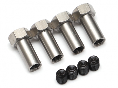Boom Racing Miscellaneous All KRAIT™ 14mm Steel M4x7 Barrel Nut w/ Set Screw for 8MM-14MM Wideners (4)