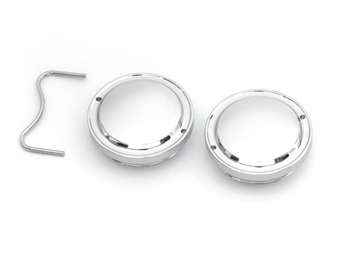 Boom Racing Miscellaneous All Chrome Smoothie Classic Wheel Cap For Boom Racing 1.55 LC Beadlock Wheels (2)