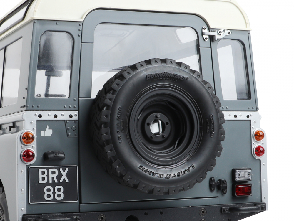 Boom Racing Boom Racing BRX02 88 Rear Door Spare Wheel and Tire with Mount for Series Land Rover® Station Wagon