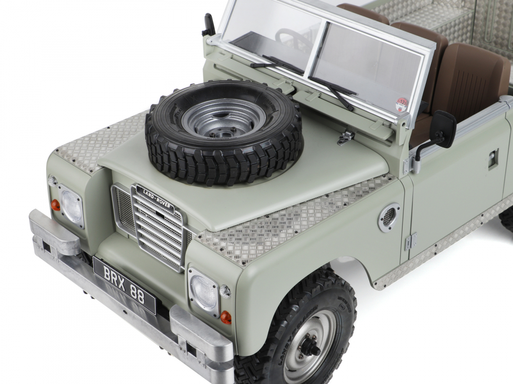 Boom Racing Boom Racing BRX02 88 KUDU™ Stainless Steel Diamond Plate Set for Series Land Rover® 88 (Exterior) Silver