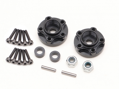 Boom Racing Miscellaneous All ProBuild™ XT500 5-Lug Aluminum 12mm Wheel Pin Hub Adapters 0MM Offset (2)