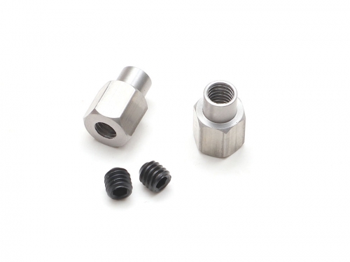 Boom Racing Miscellaneous All M4x10 Steel Barrel Nut w/ Set Screw (2)