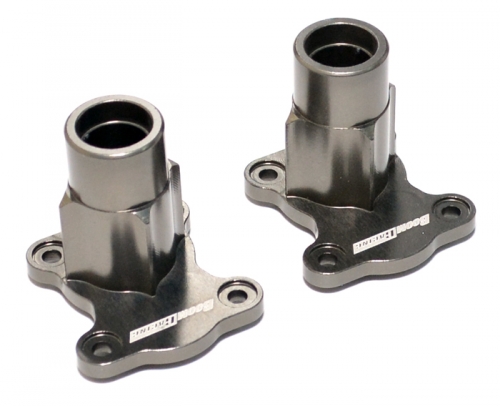 Boom Racing Gmade R1 Aluminum Rear Axle Lock-out (2) Gun Metal