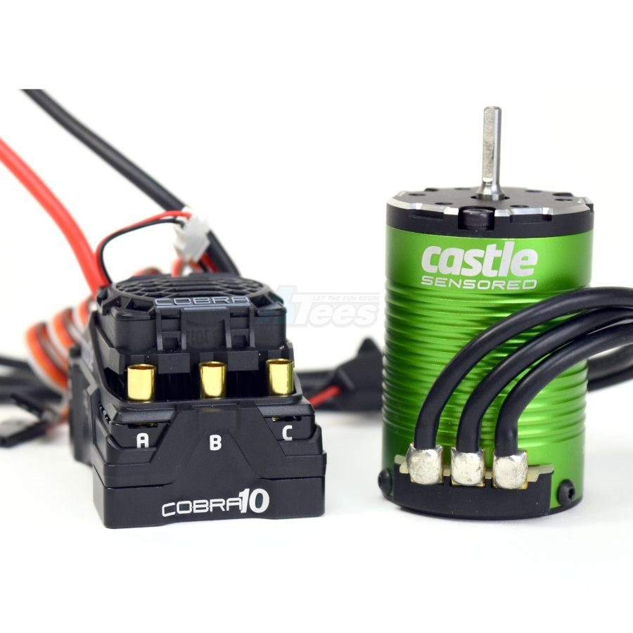Castle Creations Miscellaneous All Cobra 10 6s Max 25.2v Max 8a Peak Bec w/1406-6900kv Sensored Motor