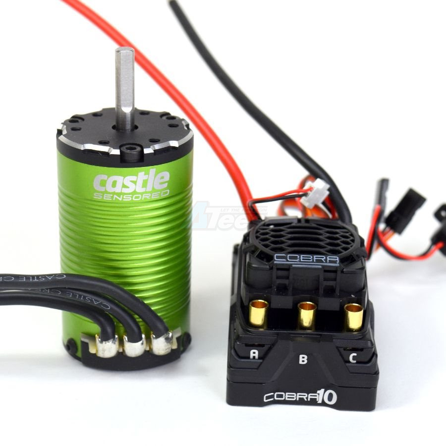Castle Creations Miscellaneous All Cobra 10 6s Max 25.2v Max 8a Peak Bec w/1412-2100kv Sensored Motor