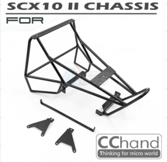 CChand Axial SCX10 II Aluminum Tube Rear Bed For SCX10 II + TF2 Body