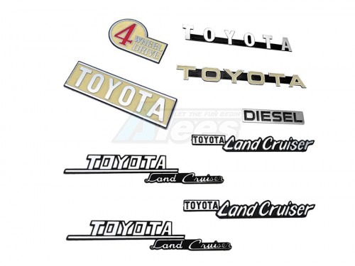 CChand Miscellaneous All Metal Emblem (All Set) for G2 Cruiser/FJ40