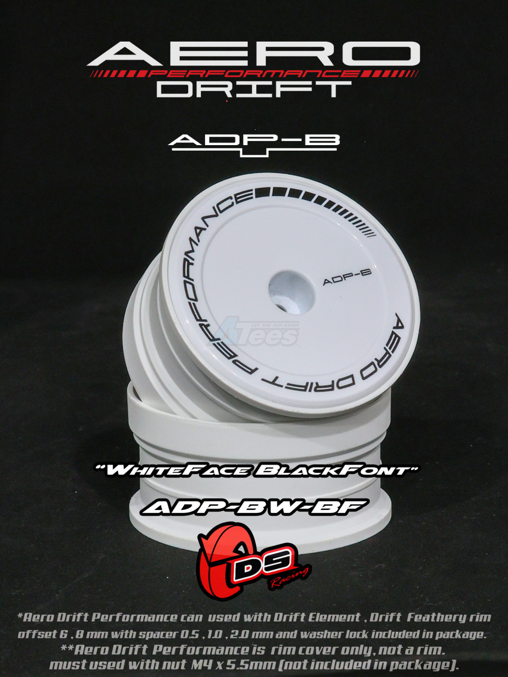 DS Racing Miscellaneous All Aero Drift Performance Flat / White Face