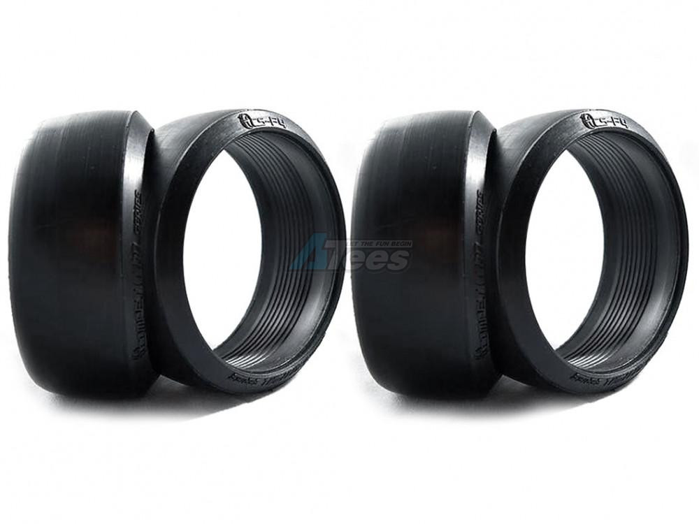 DS Racing Miscellaneous All Competition Series CS F4 Medium Soft Tire 4 pcs