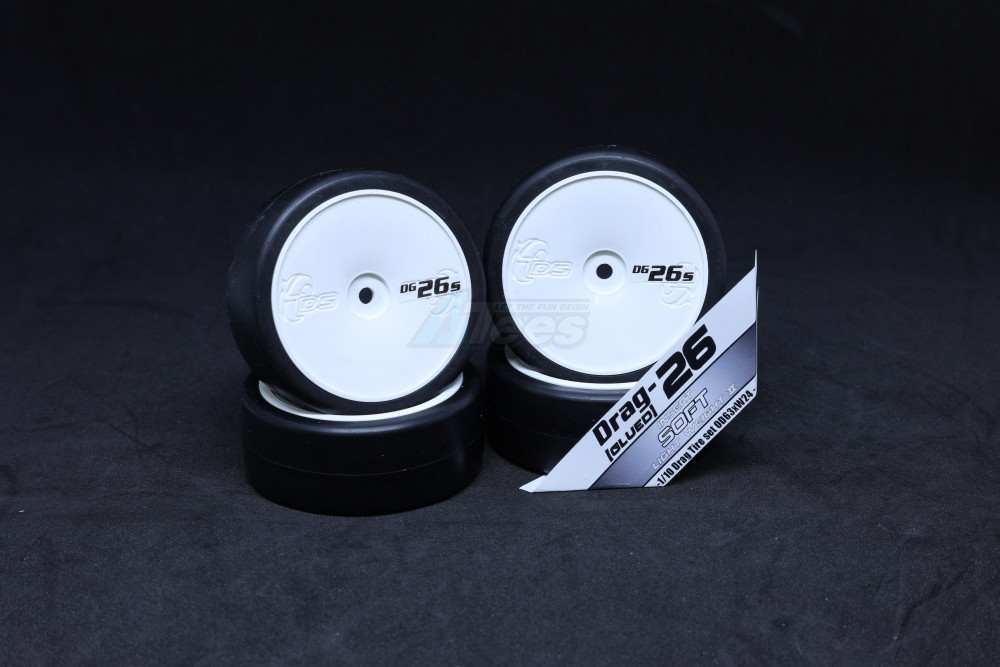 DS Racing Miscellaneous All Drag Tires DG-26 (Insert Soft) 4pcs