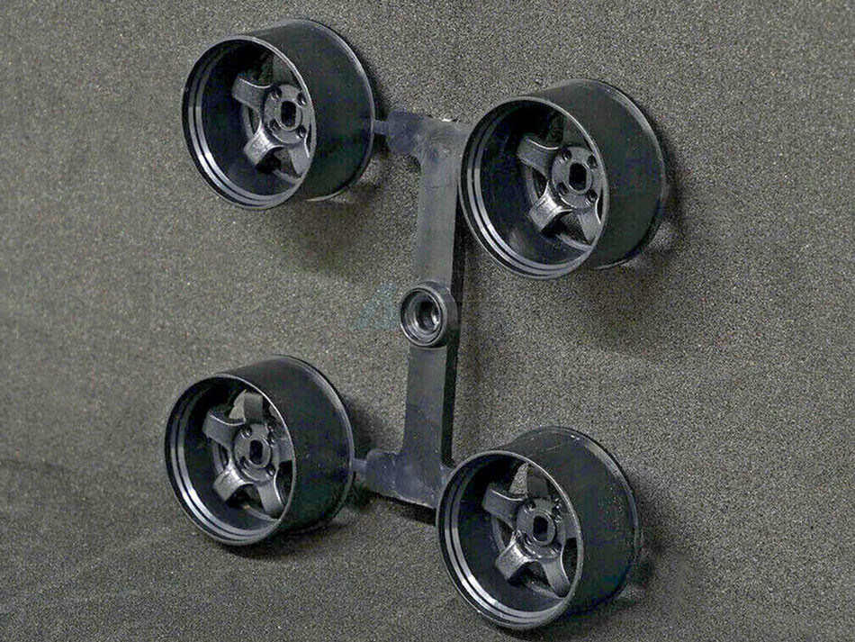DS Racing Miscellaneous All Mini-Z Rim Black Color 11mm Wide