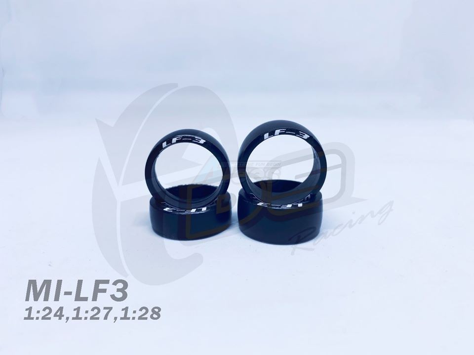 DS Racing Miscellaneous All Mini LF-3 8.5mm Narrow Drift Tire (4 pcs)
