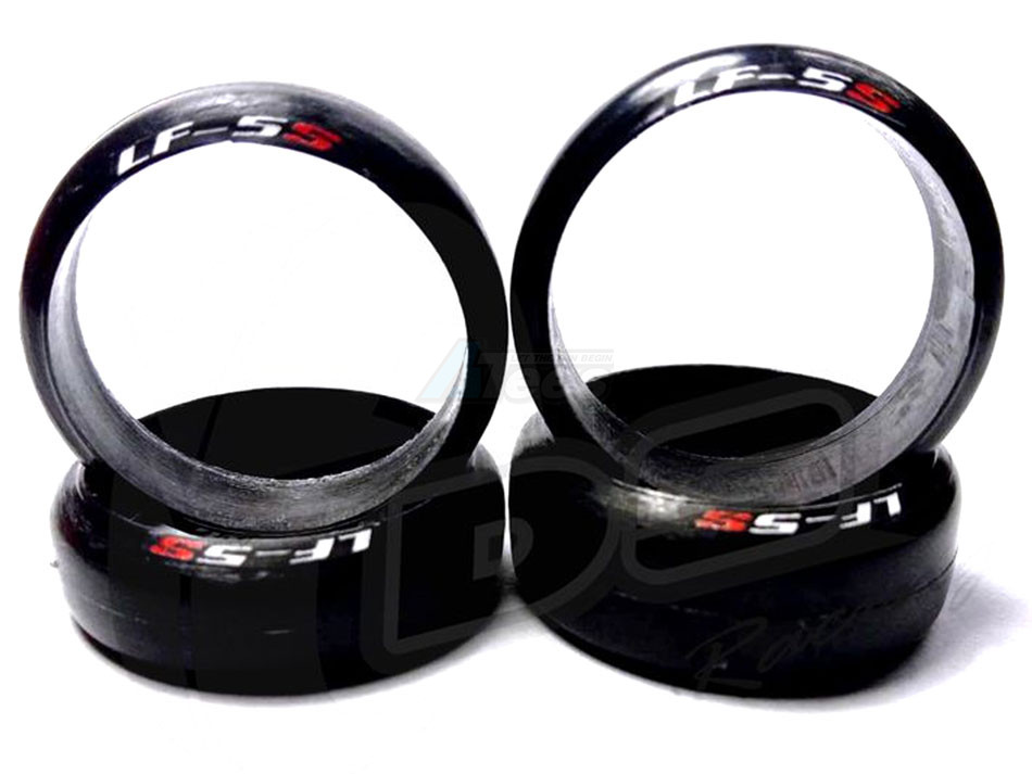 DS Racing Miscellaneous All Mini Drift Tire LF5S OD 26.5mm ID 22mm (4pcs)