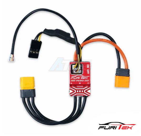Furitek Miscellaneous All Furitek Paso 40a/70a Sensored/Sensorless Esc With Wireless Combo For 1/18 1/12 Rc Cars