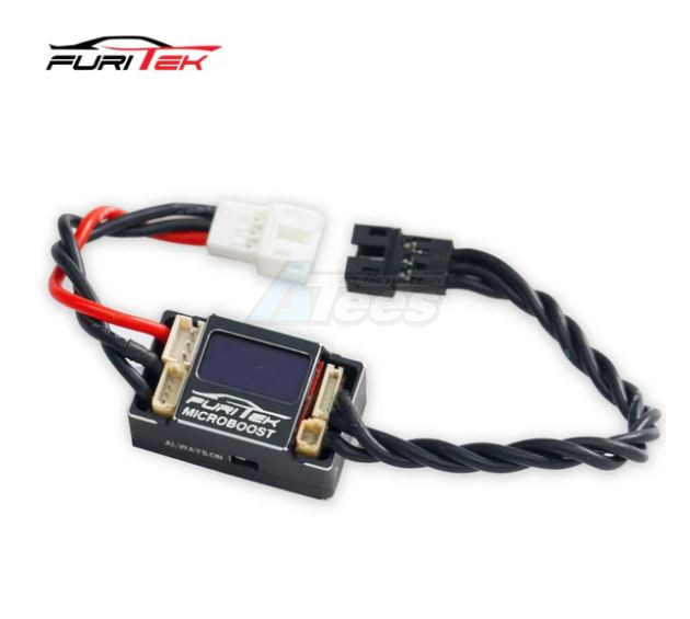 Furitek Miscellaneous All Furitek Microboost 2s Lipo 25a/50a Brushless Sensored/Sensorless Esc For 1/24 1/28 Drift/race w/LCD Display -Black