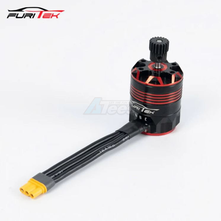 Furitek Miscellaneous All Furitek Brushless Sensored Motor Impulse 2835 1/8inch Shaft w/Waterproof w/Pinion 5600kv For 1/18 1/12 Rc Car