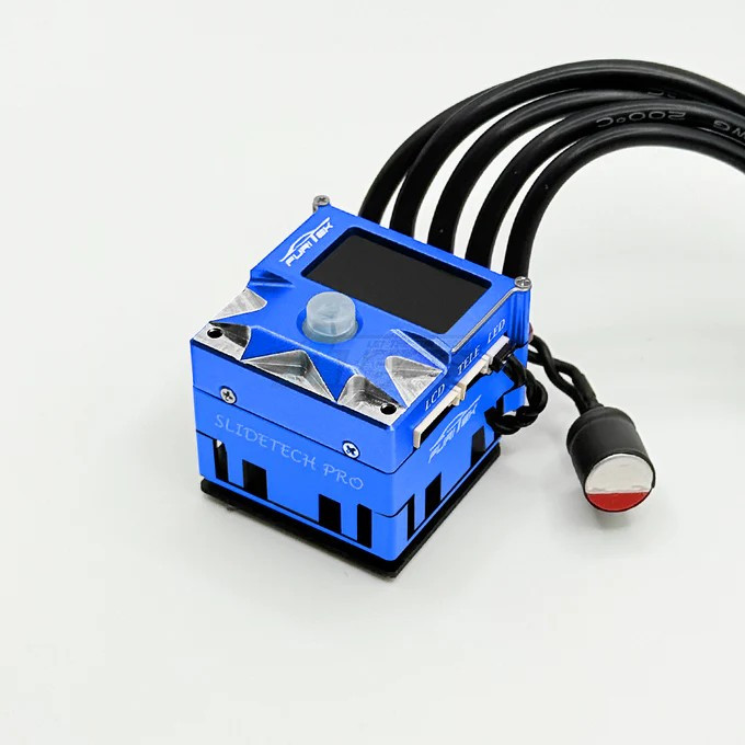 Furitek Miscellaneous All SlideTech PRO 1/10 Sensored ESC w/ OLED & Internal Fan – Drift & Stock Racing – Blue Edition