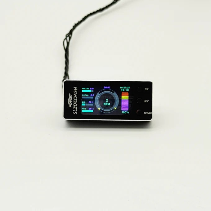 Furitek Miscellaneous All SlideDash OLED Display Telemetry & Config for PIXI 1/10 ESC - Black Edition