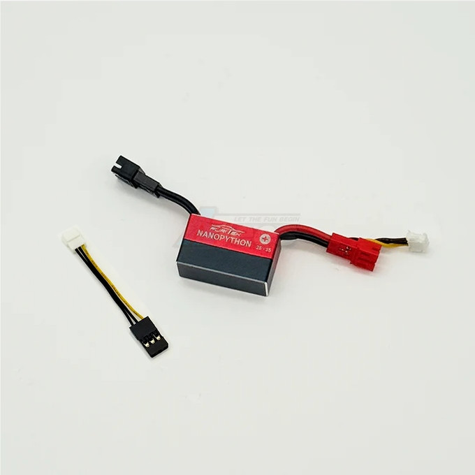 Furitek Miscellaneous All Nanopython 20a/50a Brushed/Brushless Esc With Built-in Wireless Module For 1/18 1/24 1/30 1/32 RC Crawlers