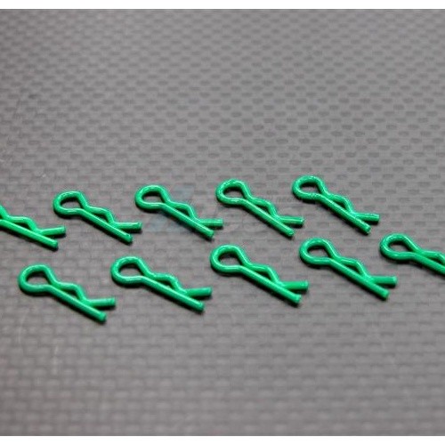 GPM Racing Miscellaneous All Small Flu Body Clips Set - 10pcs( 1 Color)