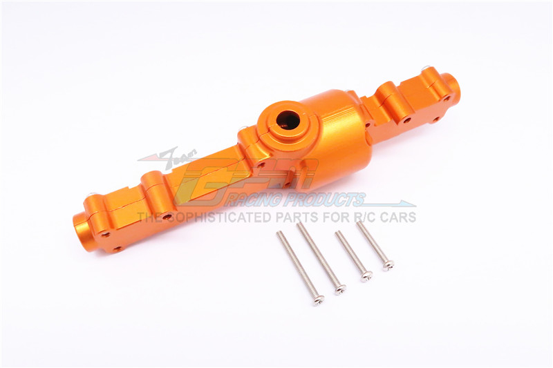 GPM Racing Tamiya CC01 Aluminum Rear Differential Case - 1set Orange