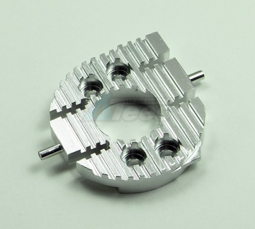 GPM Racing Tamiya CC01 Aluminum Motor Plate - 1 Piece Silver