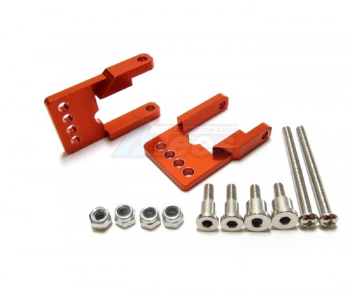 GPM Racing Tamiya CC01 Aluminum Rear Damper Mount - 1set Orange