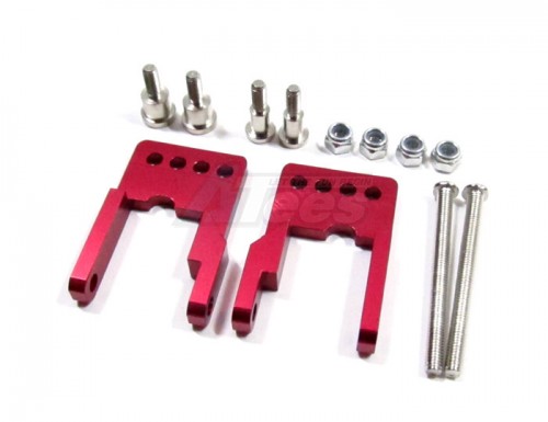 GPM Racing Tamiya CC01 Aluminum Rear Damper Mount - 1set Red
