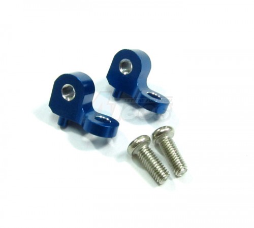 GPM Racing Tamiya CC01 Aluminum Mount Use For Rear Damper 2 Pieces Set Blue