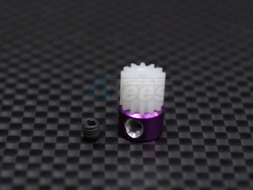 GPM Racing Kyosho Mini Inferno Delrin Motor Gear (12t) - 1 Piece Set Purple