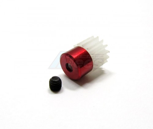 GPM Racing Turnigy 1/16 Racing Buggy Delrin Motor Gear 15T Red