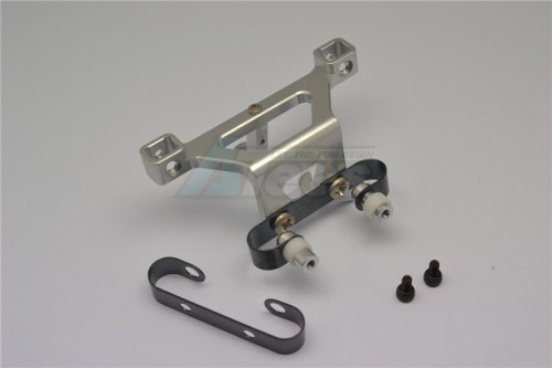 GPM Racing Traxxas 1/16 Mini E-Revo ALUMINUM FRONT BODY POST MOUNT WITH SCREW -1 PC SET Gun Metal