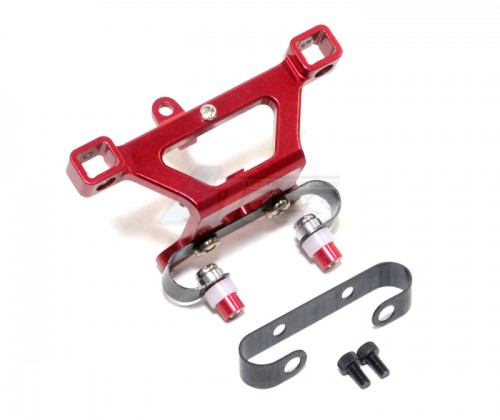 GPM Racing Traxxas 1/16 Mini E-Revo Aluminum Front Body Post Mount With Screw -1 Pc Set Red