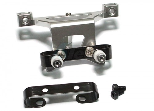 GPM Racing Traxxas 1/16 Mini E-Revo ALUMINUM FRONT BODY POST MOUNT WITH SCREW -1 PC SET Silver