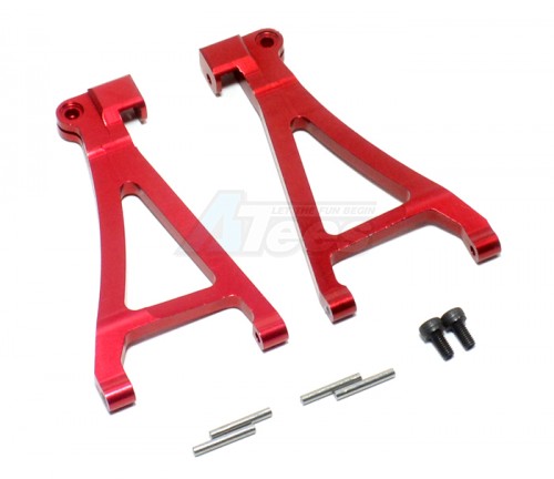 GPM Racing Traxxas 1/16 Mini E-Revo Aluminum Front Lower Arm - 1 Pair Set Red