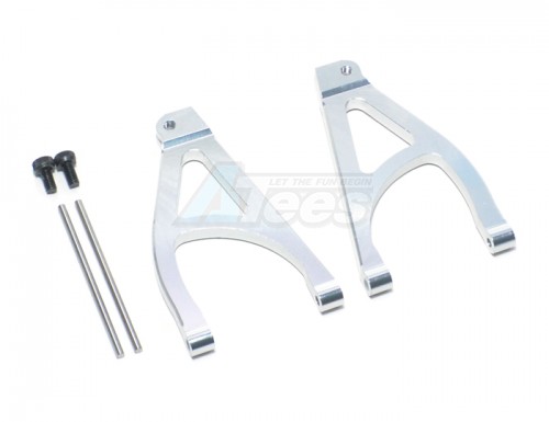 GPM Racing Traxxas 1/16 Mini E-Revo Aluminum Rear Upper Arm - 1 Pair Set Silver