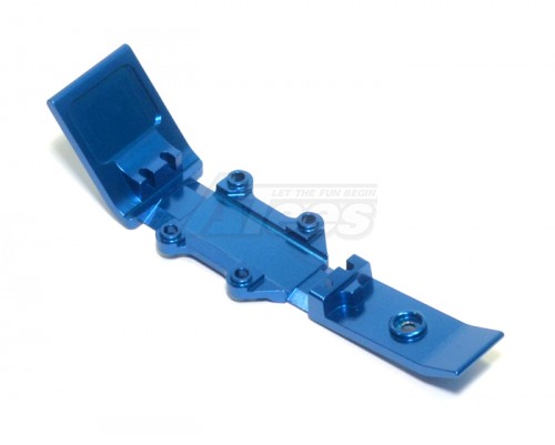 GPM Racing Traxxas 1/16 Mini E-Revo Aluminum Front Skip Plate - 1pc Blue