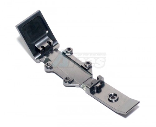 GPM Racing Traxxas 1/16 Mini E-Revo Aluminum Front Skip Plate - 1pc Gun Metal