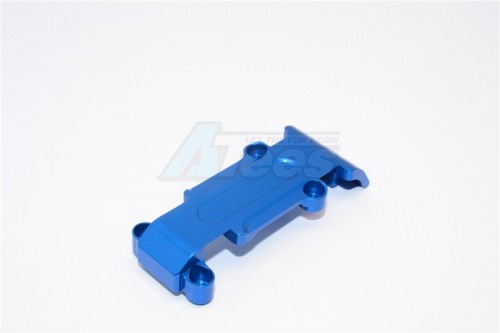 GPM Racing Traxxas 1/16 Mini E-Revo Aluminum Rear Skip Plate - 1 Pc Blue