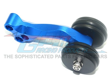 GPM Racing Traxxas 1/16 Mini E-Revo Aluminum Rear Wheelie Bar - 1set Blue