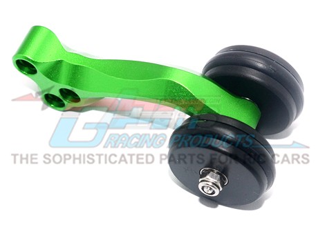 GPM Racing Traxxas 1/16 Mini E-Revo Aluminum Rear Wheelie Bar - 1 Set Green