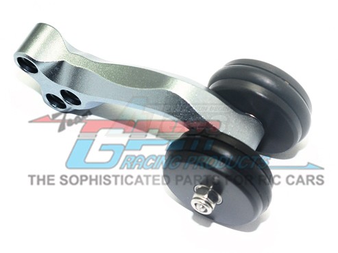 GPM Racing Traxxas 1/16 Mini E-Revo Aluminum Rear Wheelie Bar - 1 Set Gun Metal