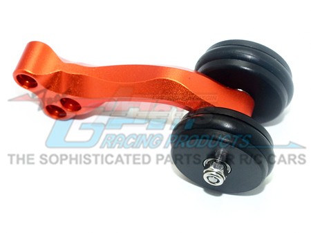 GPM Racing Traxxas 1/16 Mini E-Revo Aluminum Rear Wheelie Bar - 1 Set Orange